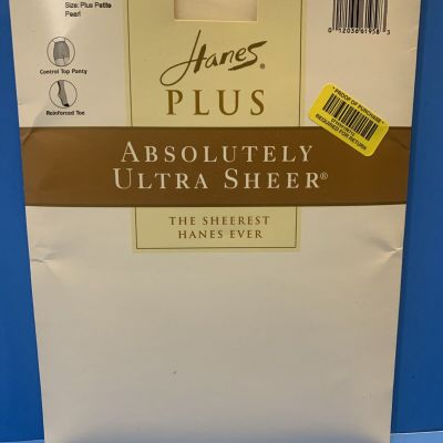 Hanes Plus Ultra Sheer Size Plus Petite Pearl Style OOP3O Control Top